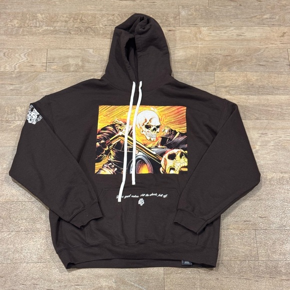 Darc Sport Other - Darc Sport Wolves x Marvel Ghost Rider Limited Edition Hoodie Sweatshirt Size L